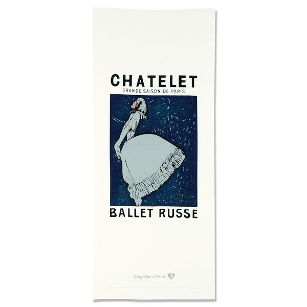 ジャン・コクトーによるバレエ・リュスポスター・デザイン『薔薇の精』の「少女」