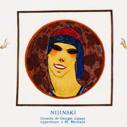 『牧神の午後』ニンフの衣裳デザインとジョルジュ・ルパップによるニジンスキーの1912年プログラム
